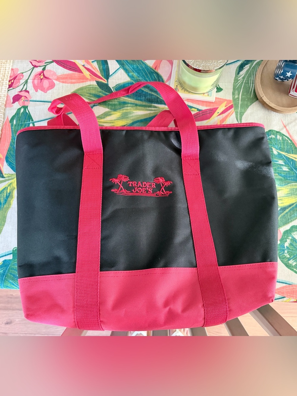 Trader Joe’s Black & Red insulated Bag